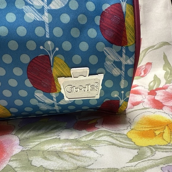 New Caboodles‎ Sweetheart Tote Purse Tote *** Blue and Pink *** - Picture 2 of 7